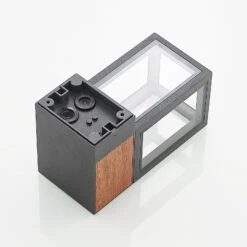 Lucande Alleria Außenwandlampe, Aluminium, Eckig -Lucande 9616277 7