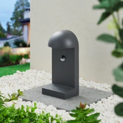 Lucande Jasmia Sensor-Außenwandlampe, Dunkelgrau 15 Lucande Jasmia Sensor-Außenwandlampe, Dunkelgrau -Lucande 9616279 3