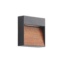 Lucande Sylvett LED-Außenwandlampe, Dunkelgrau -Lucande 9616281 2