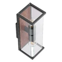 Lucande Elwin Wandleuchte, Eckig, Zweiflammig -Lucande 9616291 2