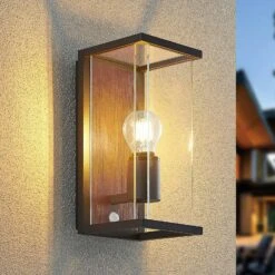 Lucande Elwin Wandleuchte, Einflammig, Sensor