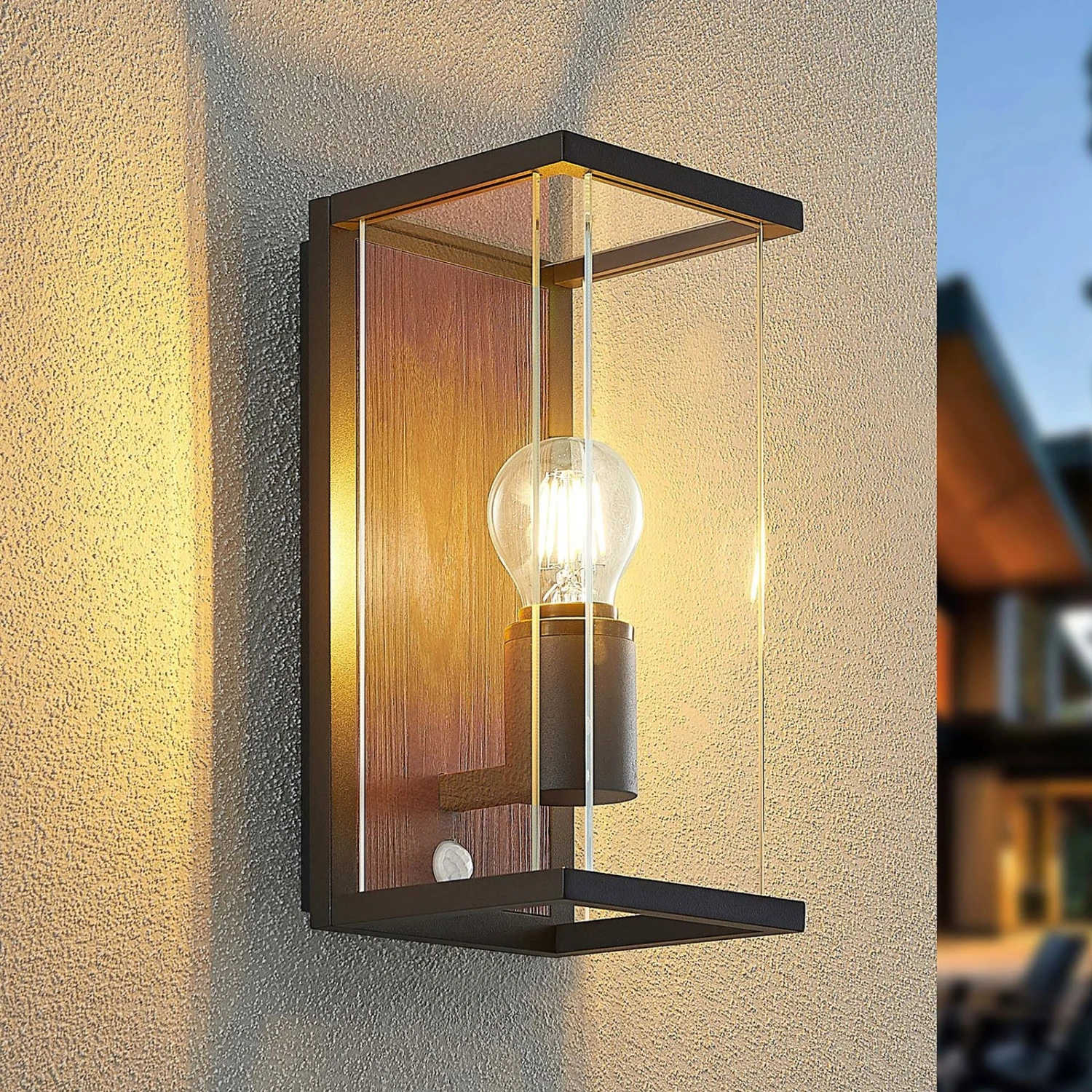 Lucande Elwin Wandleuchte, Einflammig, Sensor 3 Lucande Elwin Wandleuchte, Einflammig, Sensor