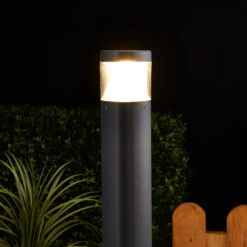 Lucande LED-Pollerleuchte Milou Aus Aluminium -Lucande 9617018 4