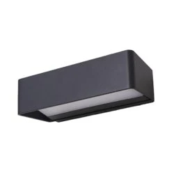 Lucande Logan - Schlichte LED-Wandlampe Für Außen, IP65 12 Lucande Logan - Schlichte LED-Wandlampe Für Außen, IP65 -Lucande 9617035 2
