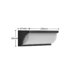 Lucande Aune LED-Außenwandleuchte -Lucande 9617041 3