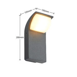 Lucande Tinna LED-Außenwandleuchte -Lucande 9617066 6