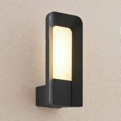 Lucande Secunda LED-Außenwandleuchte -Lucande 9617085 5