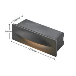 Lucande Zandro LED-Wandeinbauleuchte Für Außen 17 Lucande Zandro LED-Wandeinbauleuchte Für Außen -Lucande 9617100 6