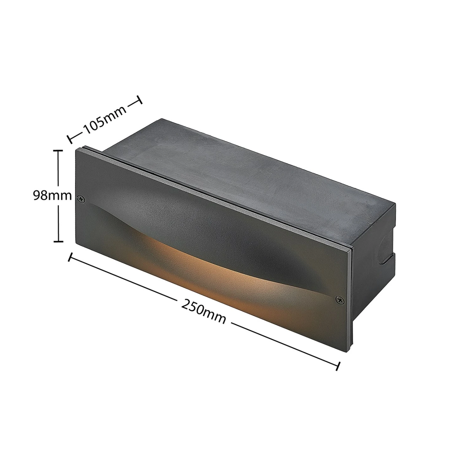 Lucande Zandro LED-Wandeinbauleuchte Für Außen 9 Lucande Zandro LED-Wandeinbauleuchte Für Außen – Bild 7