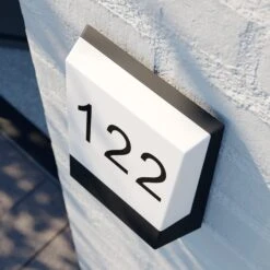 Lucande Kosman LED-Hausnummernleuchte, Sensor -Lucande 9617111 3