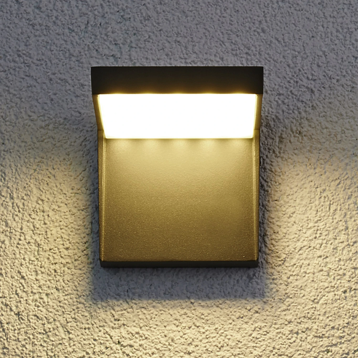 Lucande Moderne LED-Außenwandleuchte Rachel Aus Aluminium 4 Lucande Moderne LED-Außenwandleuchte Rachel Aus Aluminium – Bild 2