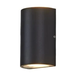 Lucande Halbrunde LED-Außenwandleuchte Jale -Lucande 9618016 2