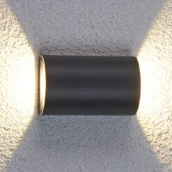 Lucande Halbrunde LED-Außenwandleuchte Jale -Lucande 9618016 4