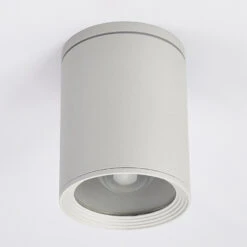 Lucande Außen-Deckenstrahler Minna, Silbergrau -Lucande 9618024 3