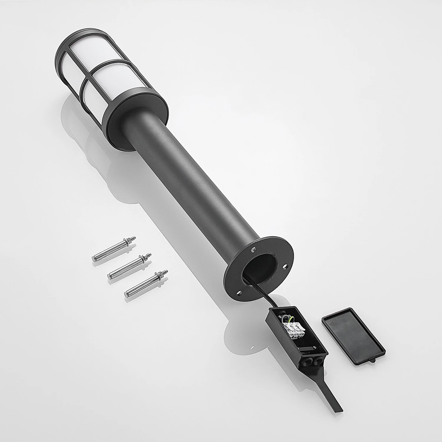 Lucande Kelini Wegeleuchte, 65 Cm, Dunkelgrau 11 Lucande Kelini Wegeleuchte, 65 Cm, Dunkelgrau – Bild 9