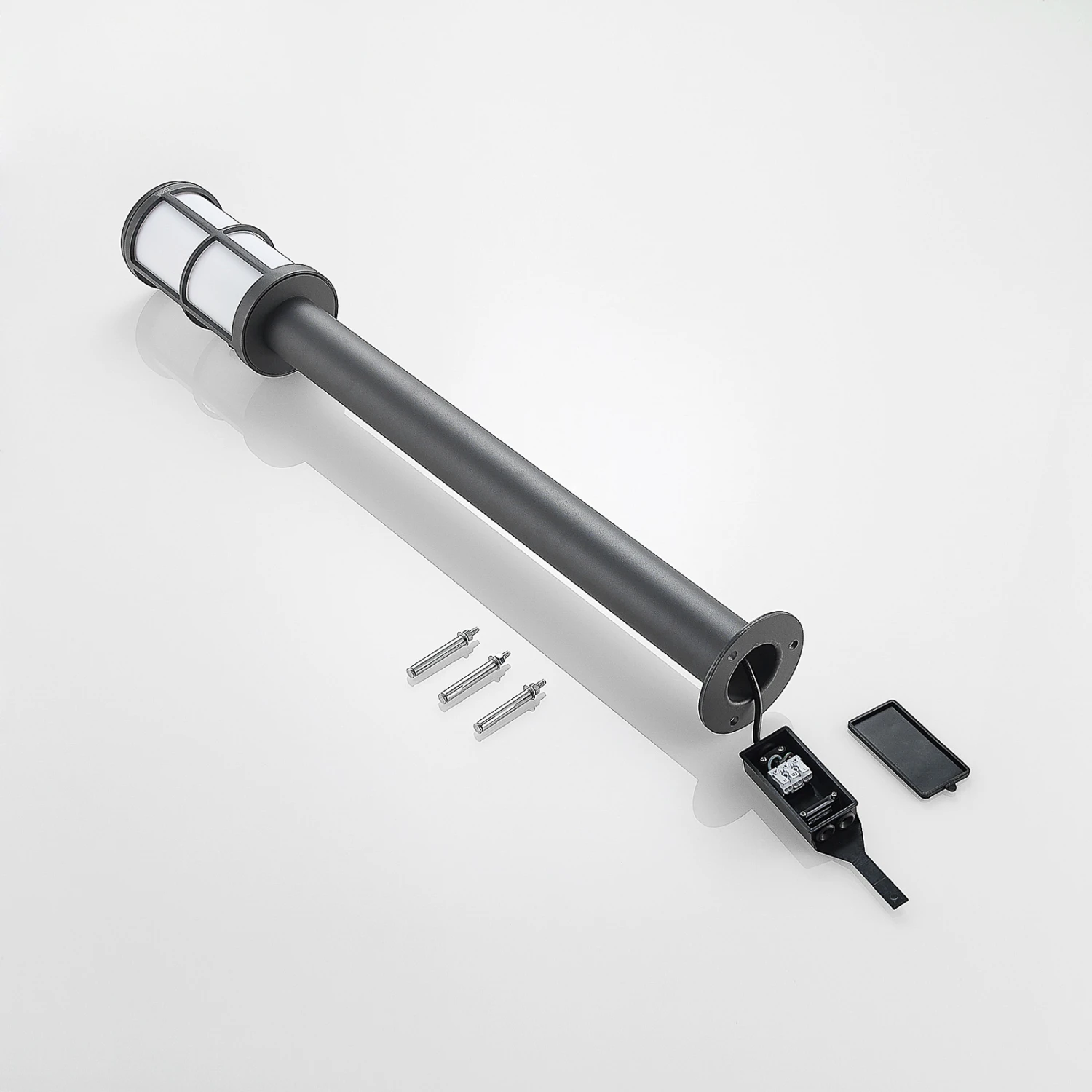 Lucande Kelini Wegeleuchte, 90 Cm, Dunkelgrau 11 Lucande Kelini Wegeleuchte, 90 Cm, Dunkelgrau – Bild 9