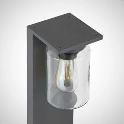 Lucande Semka Wegeleuchte, 65 Cm, Dunkelgrau 14 Lucande Semka Wegeleuchte, 65 Cm, Dunkelgrau -Lucande 9618155 3