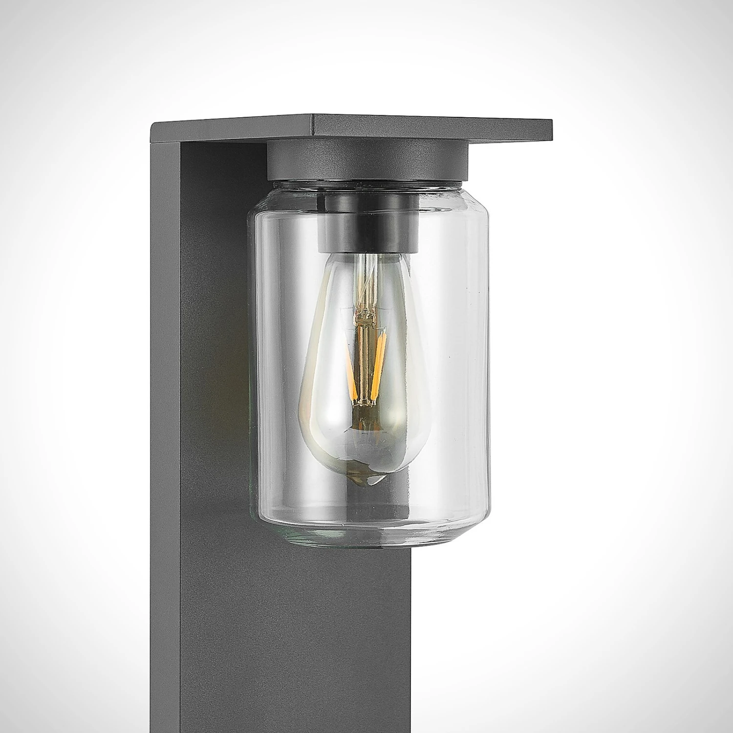 Lucande Semka Wegeleuchte, 65 Cm, Dunkelgrau 10 Lucande Semka Wegeleuchte, 65 Cm, Dunkelgrau – Bild 8