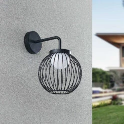 Lucande Kartivan LED-Außenwandleuchte Mit IP65 -Lucande 9618164 1