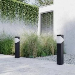 Lucande Sockelleuchte Kiran Aus Aluminium -Lucande 9619013 2