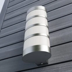 Lucande LED Edelstahl-Außenwandleuchte Leroy 17 Lucande LED Edelstahl-Außenwandleuchte Leroy -Lucande 9619020 6