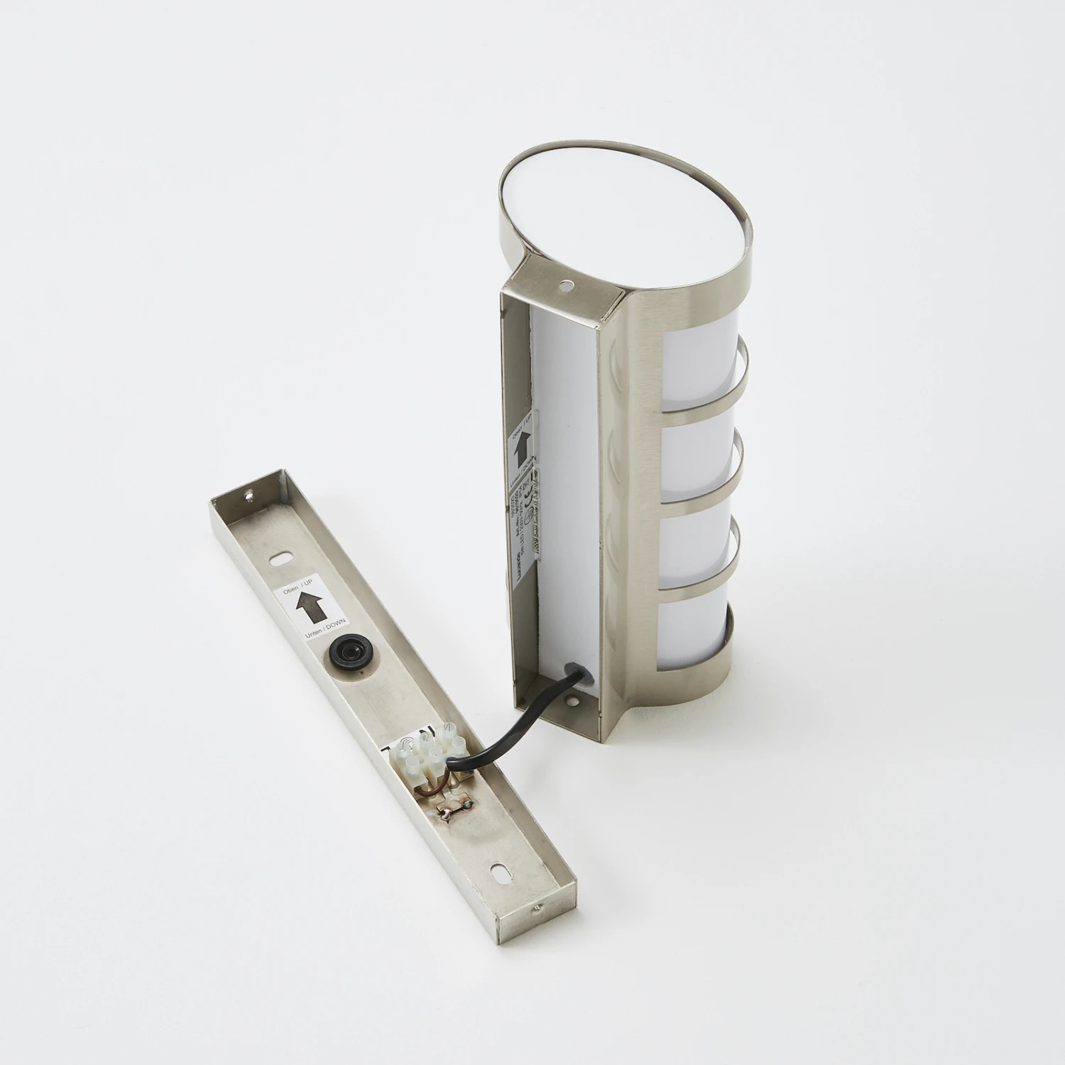 Lucande LED Edelstahl-Außenwandleuchte Leroy 11 Lucande LED Edelstahl-Außenwandleuchte Leroy – Bild 9