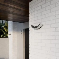 Lucande Grafitfarbene LED-Außenwandleuchte Half 13 Lucande Grafitfarbene LED-Außenwandleuchte Half -Lucande 9619026 2