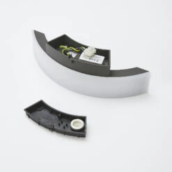 Lucande Grafitfarbene LED-Außenwandleuchte Half 19 Lucande Grafitfarbene LED-Außenwandleuchte Half -Lucande 9619026 8