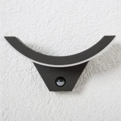 Lucande LED-Außenwandleuchte Half Mit Bewegungssensor -Lucande 9619027 7