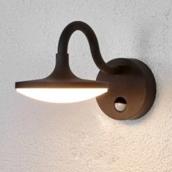 Lucande Finny - LED-Außenwandlampe Mit Bewegungsmelder