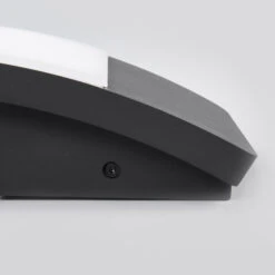 Lucande Gewölbte LED-Außenwandleuchte Siara, Dunkelgrau -Lucande 9619093 6