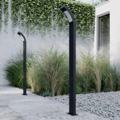 Lucande Juvia - LED-Wegelampe Aus Grafitgrauem Aluminium 13 Lucande Juvia - LED-Wegelampe Aus Grafitgrauem Aluminium -Lucande 9619126 2