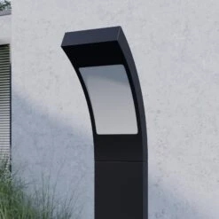 Lucande Juvia - LED-Wegelampe Aus Grafitgrauem Aluminium 16 Lucande Juvia - LED-Wegelampe Aus Grafitgrauem Aluminium -Lucande 9619126 5