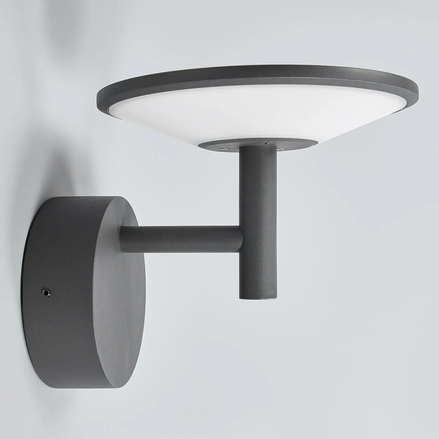 Lucande Anthrazitfarbene LED-Außenwandleuchte Fenia 7 Lucande Anthrazitfarbene LED-Außenwandleuchte Fenia – Bild 5