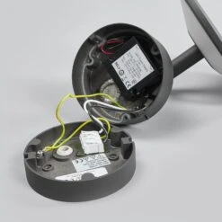 Lucande Anthrazitfarbene LED-Außenwandleuchte Fenia 19 Lucande Anthrazitfarbene LED-Außenwandleuchte Fenia -Lucande 9619130 8