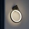 Lucande LED-Außenwandleuchte Mirco, Ringförmig, IP65 -Lucande 9619145