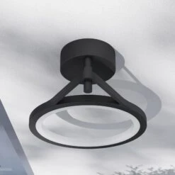 Lucande LED-Außenwandleuchte Mirco, Ringförmig, IP65 -Lucande 9619145 7