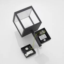 Lucande LED-Außenwandleuchte Cube, Graphit, Mit Sensor 19 Lucande LED-Außenwandleuchte Cube, Graphit, Mit Sensor -Lucande 9619160 8