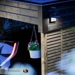 Lucande Solar-LED-Außenwandlampe Silvan Mit Sensor -Lucande 9619179 9