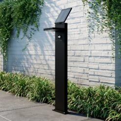 Lucande Solar-LED-Wegelampe Silvan Mit Sensor, 100 Cm -Lucande 9619181 1