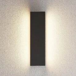 Lucande Aegisa LED-Außenwandlampe, Eckig -Lucande 9619183 5