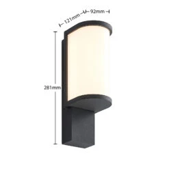 Lucande Jokum LED-Außenwandlampe, IP65 -Lucande 9619225 6