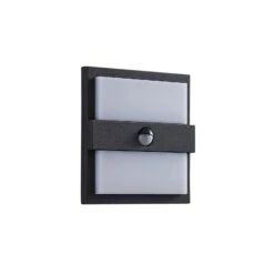 Lucande Gylfi LED-Außenwandleuchte Quadrat.+Sensor -Lucande 9619232 2