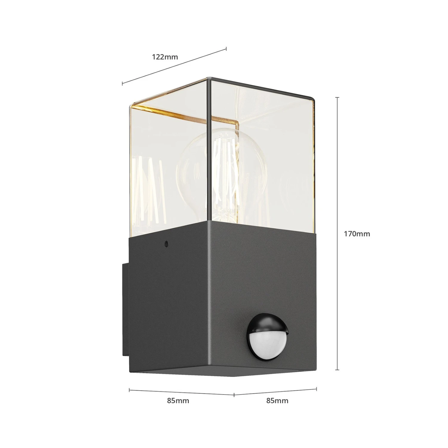 Lucande Keke Außenwandleuchte Mit Sensor 7 Lucande Keke Außenwandleuchte Mit Sensor – Bild 5