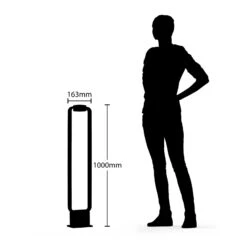 Lucande Belna LED-Wegeleuchte, 100 Cm -Lucande 9619257 6