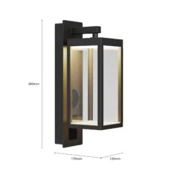 Lucande Ditta LED-Außenwandlampe Mit Lautsprecher -Lucande 9619273 6