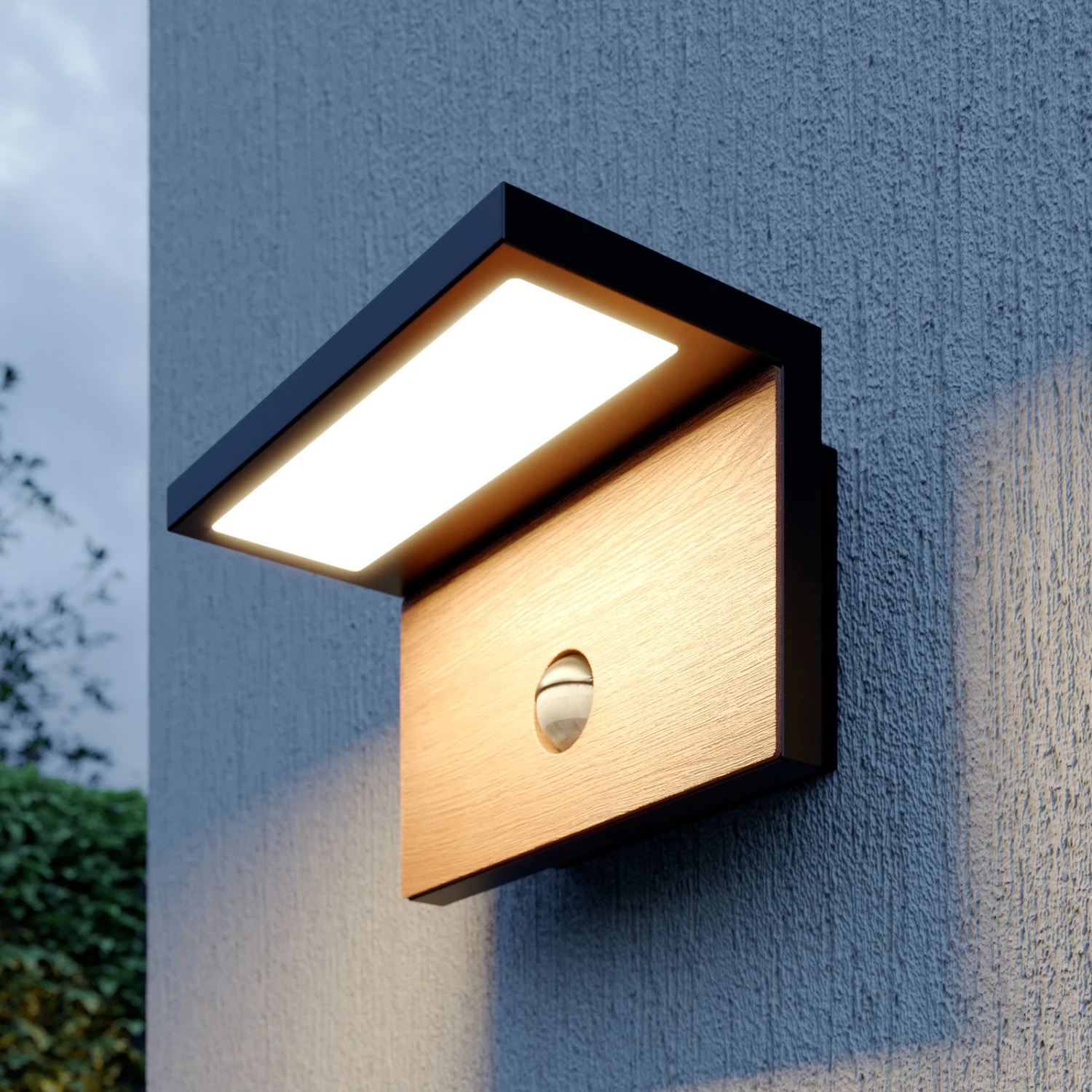 Lucande Lignus LED-Außenwandlampe, Bewegungsmelder 8 Lucande Lignus LED-Außenwandlampe, Bewegungsmelder – Bild 6
