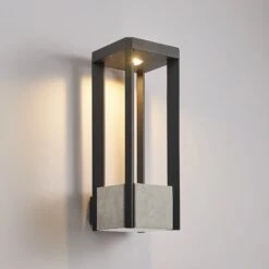 Lucande Kalisa LED-Außenwandleuchte, Eckig 14 Lucande Kalisa LED-Außenwandleuchte, Eckig -Lucande 9619295 3