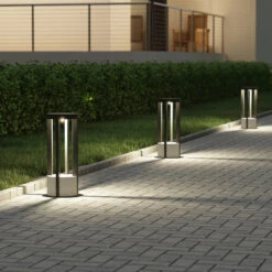 Lucande Overa LED-Sockelleuchte, Rund 12 Lucande Overa LED-Sockelleuchte, Rund -Lucande 9619303 1