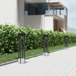 Lucande Overa Wegeleuchte, Rund, E27 -Lucande 9619304 2